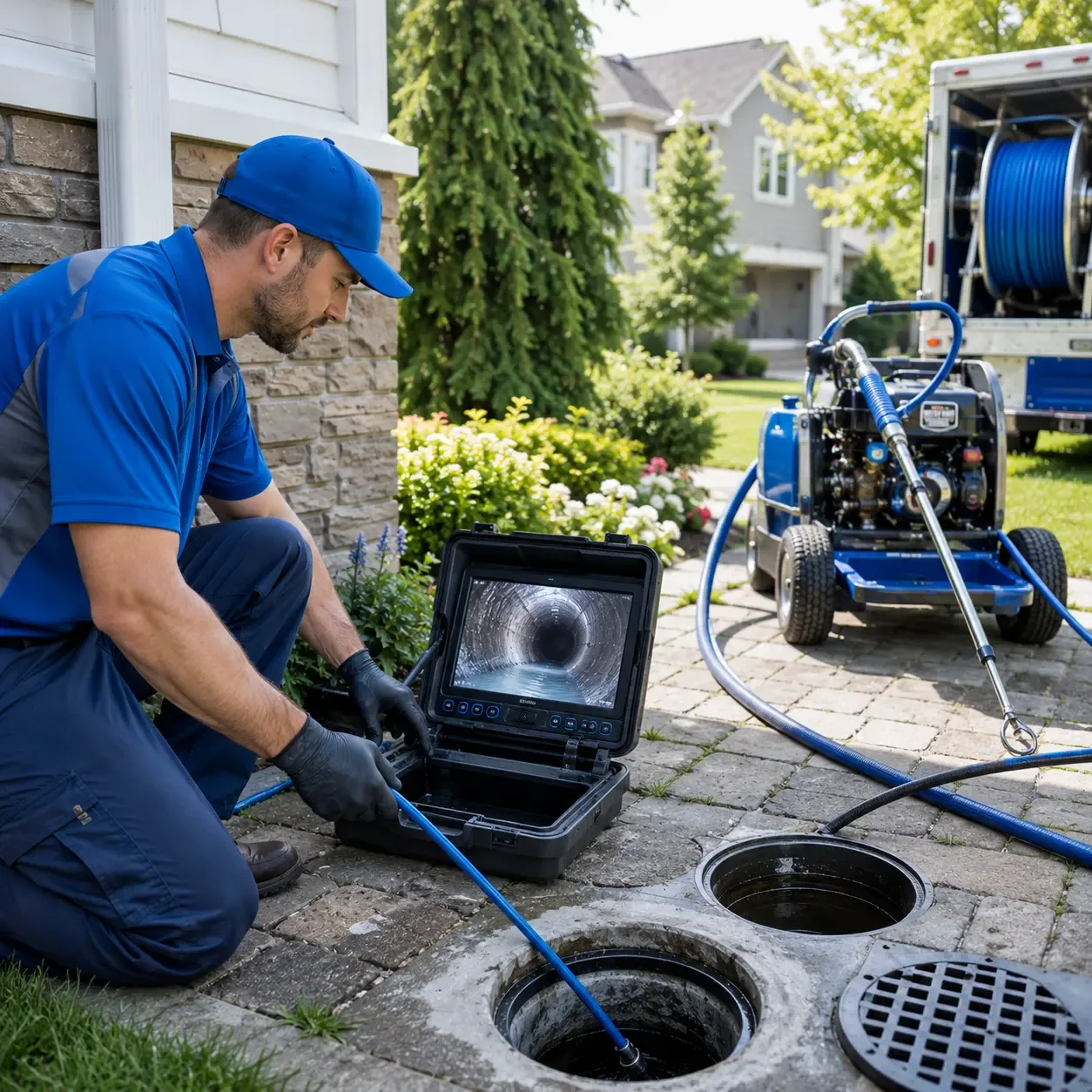 Outdoor drain cleaning professionals serving Cheshire, MA